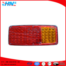 Red-Amber 24V LED Truck Tail Light With 60 LED Quantity